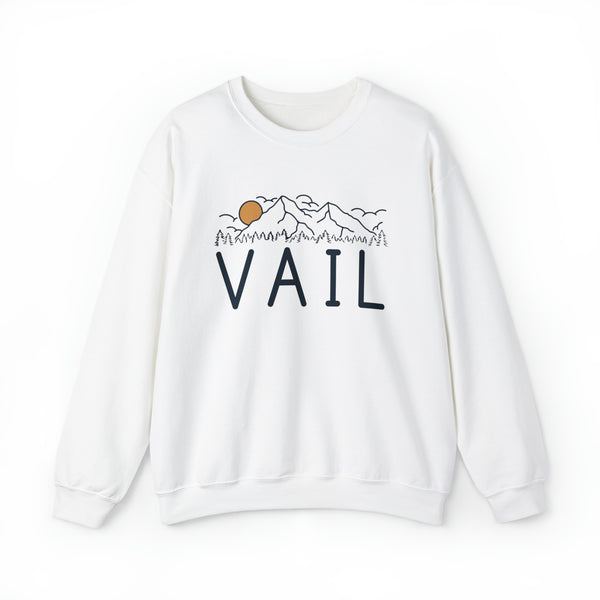 Vail, Colorado Sweatshirt - Unisex Crewneck Vail Sweatshirt