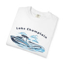 Lake Champlain T Shirt, Comfort Colors Cotton 100% Cotton Wakeboard Boat Tee-7
