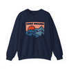 Fort Collins, Colorado Sweatshirt Retro Mountains, Fort Collins Unisex Graphic Crewneck