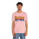 Boise, Idaho Shirt - Mountain Sunset Unisex Boise T-Shirt-112