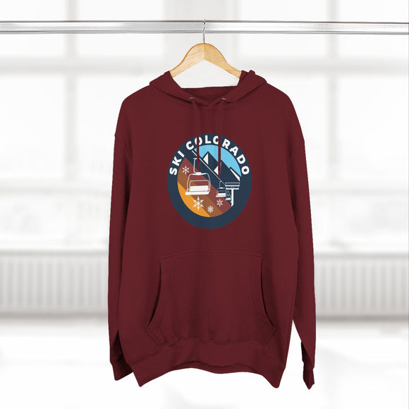 Premium Colorado Ski Lift Hoodie
