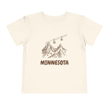 Minnesota Toddler T-Shirt — Vintage Gondola Ski Mountain Tee