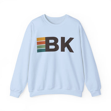 Buy light-blue Brooklyn, New York BK Retro Stripe Sweatshirt