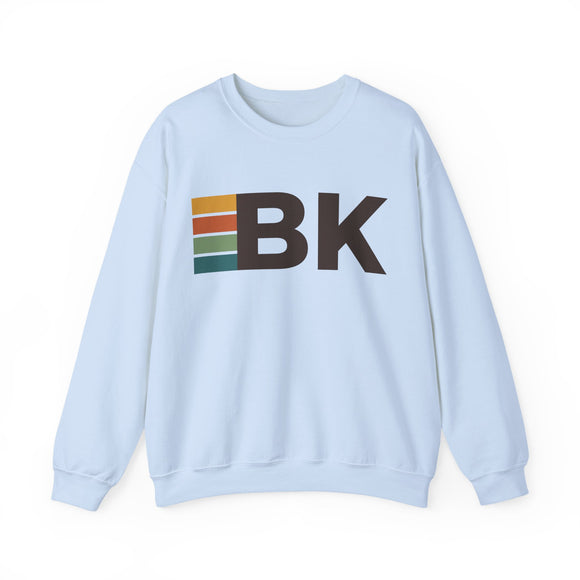 Brooklyn, New York BK Retro Stripe Sweatshirt