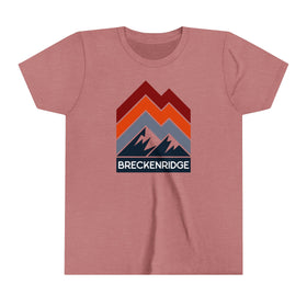 Breckenridge, Colorado Youth Shirt - Retro Mountain Breckenridge Kid's T-Shirt