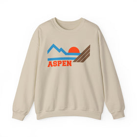 Aspen, Colorado Sweatshirt - Mountain Aspen Crewneck Sweatshirt
