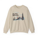 Big Sky, Montana Sweatshirt - Unisex Retro Ski Mountain Gondola Big Sky Sweatshirt-4