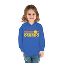 Orlando, Florida Toddler Hoodie - Retro Sunrise Unisex Orlando Toddler Sweatshirt-17
