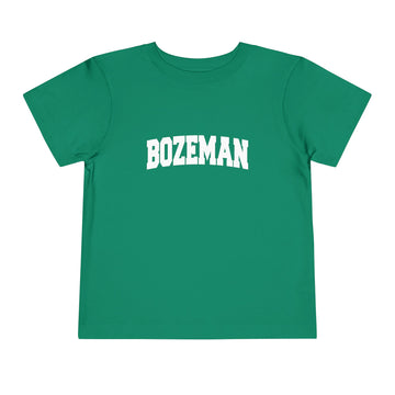 Bozeman, Montana Toddler Graphic Tee - Kids Bozeman Vacation Shirt