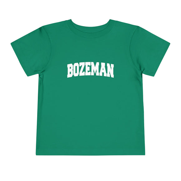 Bozeman, Montana Toddler Graphic Tee - Kids Bozeman Vacation Shirt