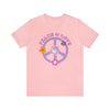 Peace and Love Tee - Unisex Jersey Fun Boho T-shirt