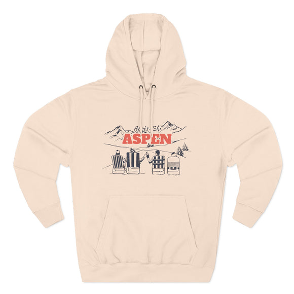 Premium Aspen, Colorado Après-ski Hoodie - Unisex Sweatshirt