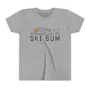 Ski Bum Youth T-Shirt - Unisex Kids Ski Bum Shirt-3