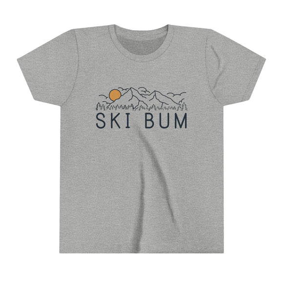 Ski Bum Youth T-Shirt - Unisex Kids Ski Bum Shirt