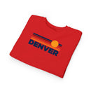 Denver, Colorado Toddler Sweatshirt - Retro Sun Denver Toddler Crewneck Sweatshirt-19