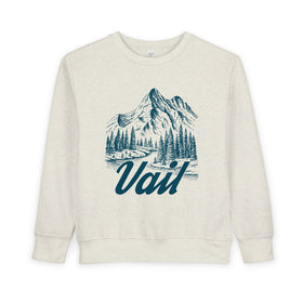 Vail, Colorado Toddler Sweatshirt - Vail Toddler Crewneck Sweatshirt