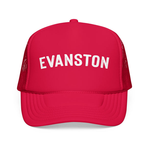 Evanston, Illinois Trucker Hat - Foam Evanston Cap