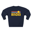 Premium Biloxi, Mississippi Retro Sun Graphic Sweatshirt-6