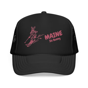 Maine Ski Bunny Foam Trucker Hat - 0