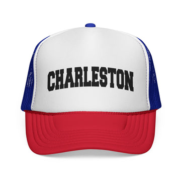 Charleston, South Carolina Collegiate Style Trucker Hat
