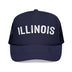 Kids Illinois Trucker Hat - Youth Snapback Cap on white background
