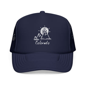 Buy dark-navy Colorado Trucker Hat - Colorado Mountain Cap