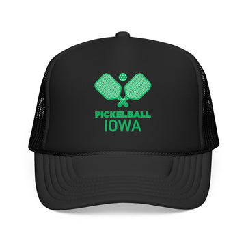 Iowa Pickleball Trucker Hat - Foam Iowa Cap - 0