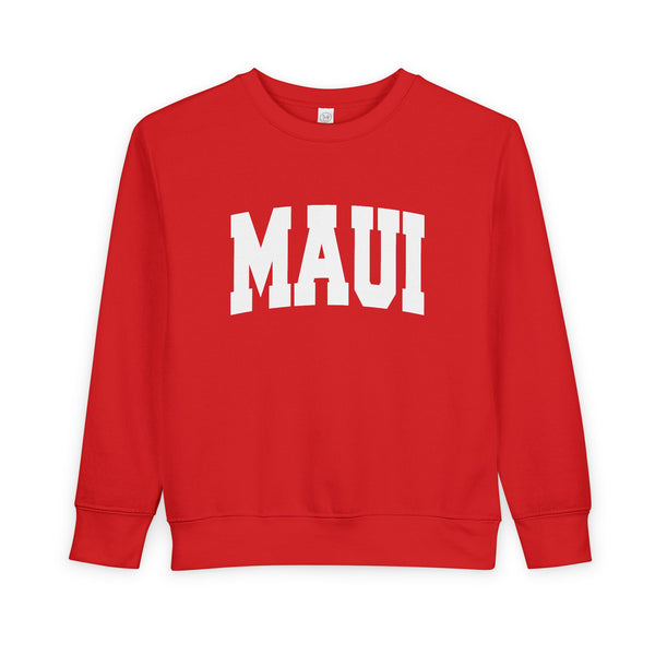 Maui, Hawaii Sweatshirt - Maui Toddler Crewneck Sweatshirt