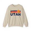 Utah Sweatshirt Retro Sun Unisex - Vintage Utah Inspired Warm Pullover Jumper-2