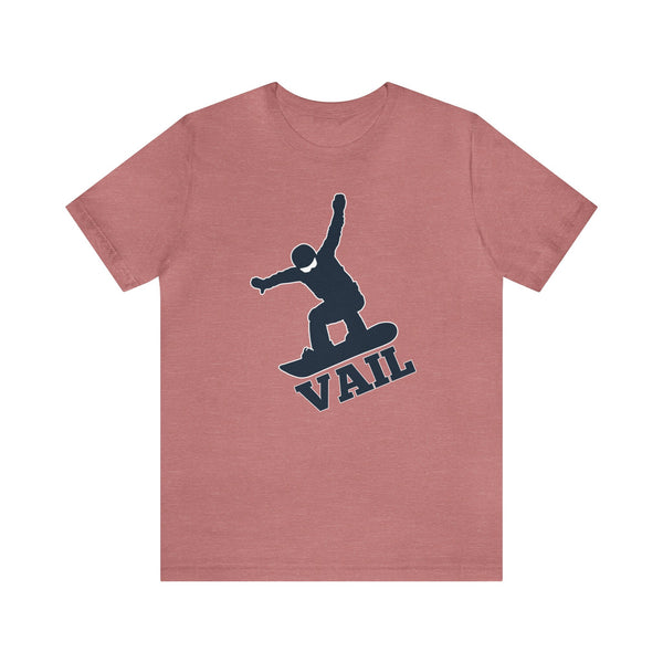 Vail, Colorado T-Shirt - Snowboard Unisex Vail Shirt