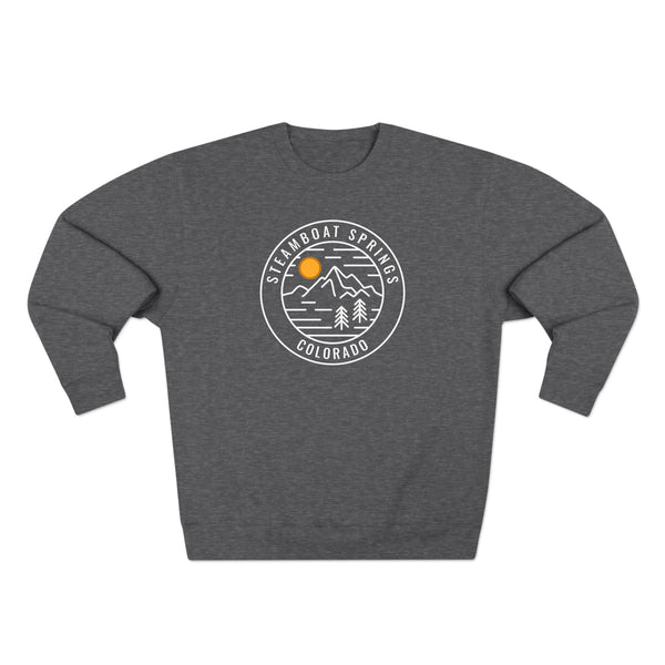 Premium Steamboat, Colorado Sweatshirt - Retro Unisex Sweatshirt