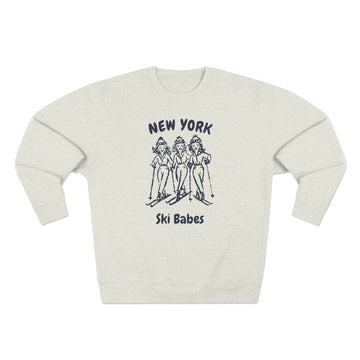 Premium New York Ski Babes Sweatshirt
