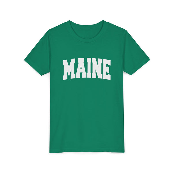 Maine Youth Graphic Tee - Kids T Shirt