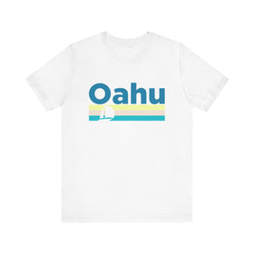 Oahu, Hawaii T Shirt - Sailboat Graphic Tee