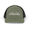 Nebraska Snapback Trucker Cap - Embroidered Nebraska Hat