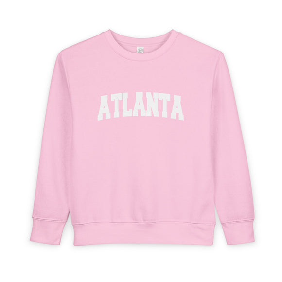 Atlanta Toddler Sweatshirt - Atlanta Toddler Crewneck Sweatshirt