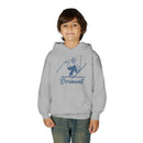 Vermont Youth Hoodie - Snow Ski Kids Vermont Hooded Sweatshirt-9