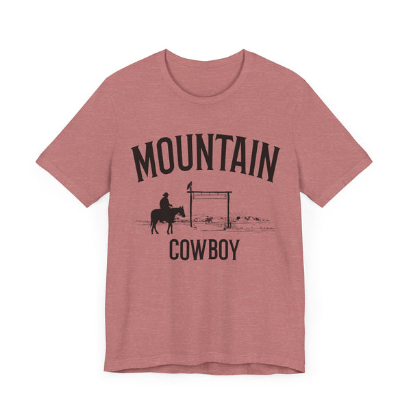 Mountain Cowboy T Shirt - Mountain Graphic Tee