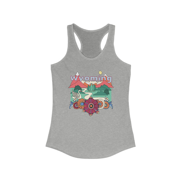 Wyoming Women's Racerback Tank Top