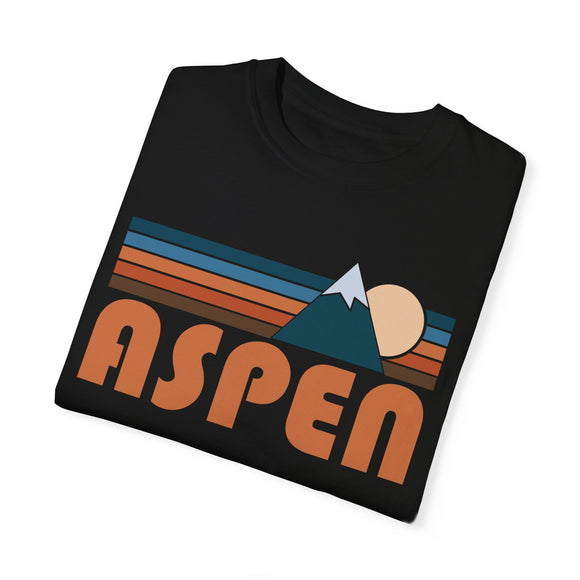 Aspen, Colorado Graphic Tee, Comfort Colors Retro Unisex Aspen T shirt, Mountain Adventure Shirt