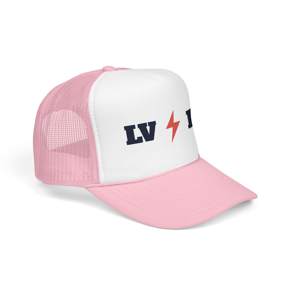 Las Vegas, Nevada Retro Trucker Hat - Lightning Foam Cap