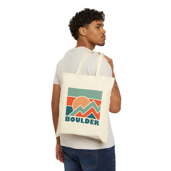 Boulder, Colorado Cotton Canvas Boulder Tote Bag