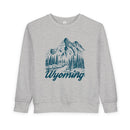 Wyoming Toddler Sweatshirt - Wyoming Toddler Crewneck Sweatshirt-2