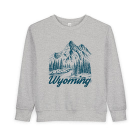 Wyoming Toddler Sweatshirt - Wyoming Toddler Crewneck Sweatshirt