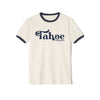 Lake Tahoe, California Cotton Ringer Graphic Tee - Unisex Lake Tahoe T Shirt, Vintage Style Tee, Men's/Women's Tee