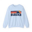 Alaska Sweatshirt Retro Mountains, Alaska Unisex Crewneck, Vintage Cozy Jumper, Gift for Outdoor Lovers-4