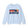 Alaska Sweatshirt Retro Mountains, Alaska Unisex Crewneck, Vintage Cozy Jumper, Gift for Outdoor Lovers