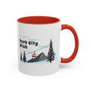Park City, Utah Retro Snow Skiing Mountain 11 oz Mug, Ski Lodge Decor Coffee Cup, Mountain Gondola  Lover Gift, Retro Skiing Mug-6