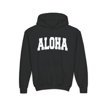 Aloha Youth Hoodie - Kids Aloha Hooded Sweatshirt - 0