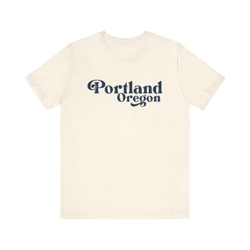 Buy natural Portland, Oregon Graphic Tee, Casual T-Shirt, Vintage Style Shirt